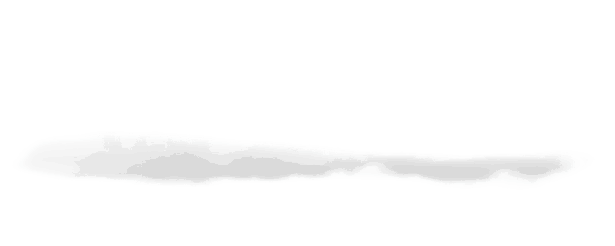 Wolkenband über der Bucht